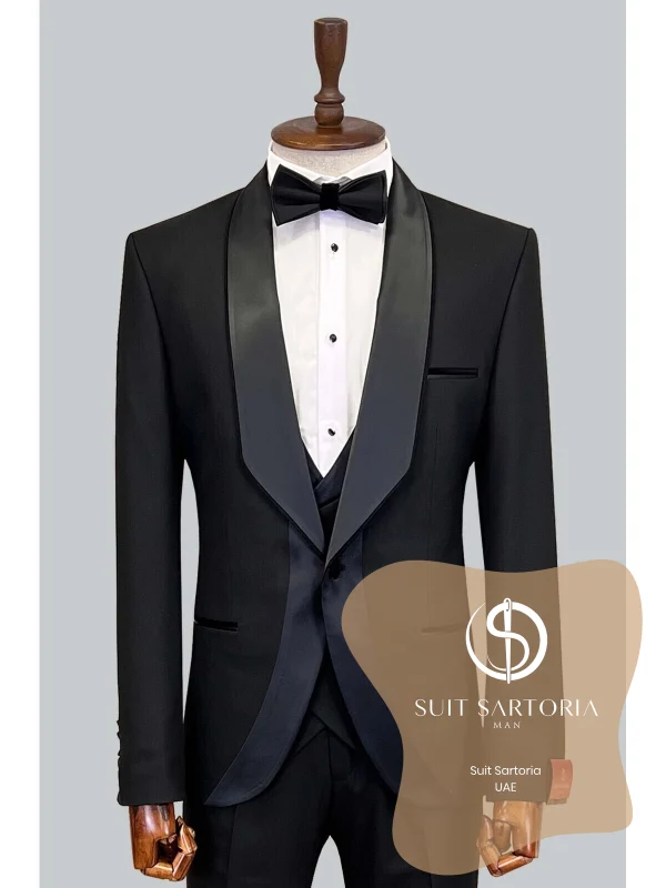 Suit Sartoria Black Tuxedo