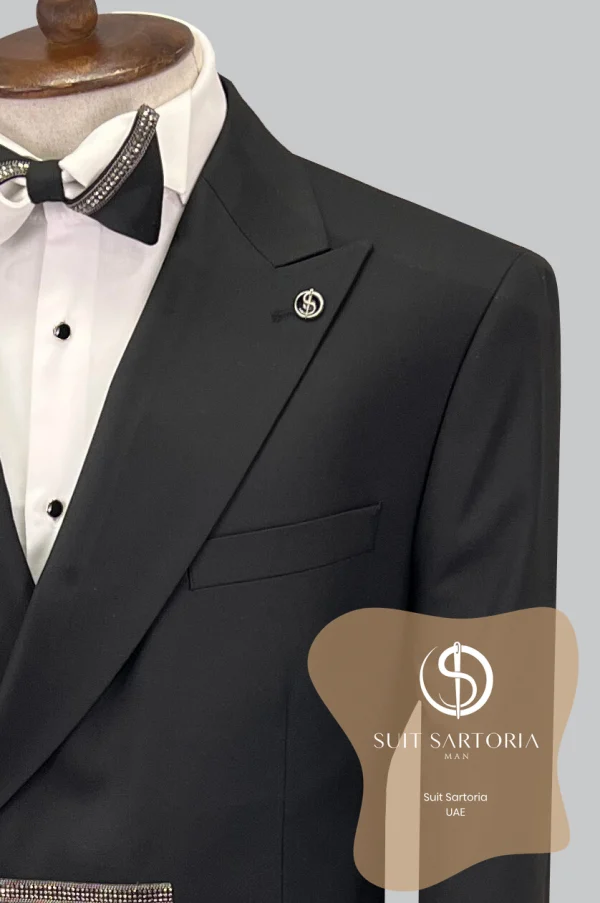 Suit Sartoria Black Tuxedo