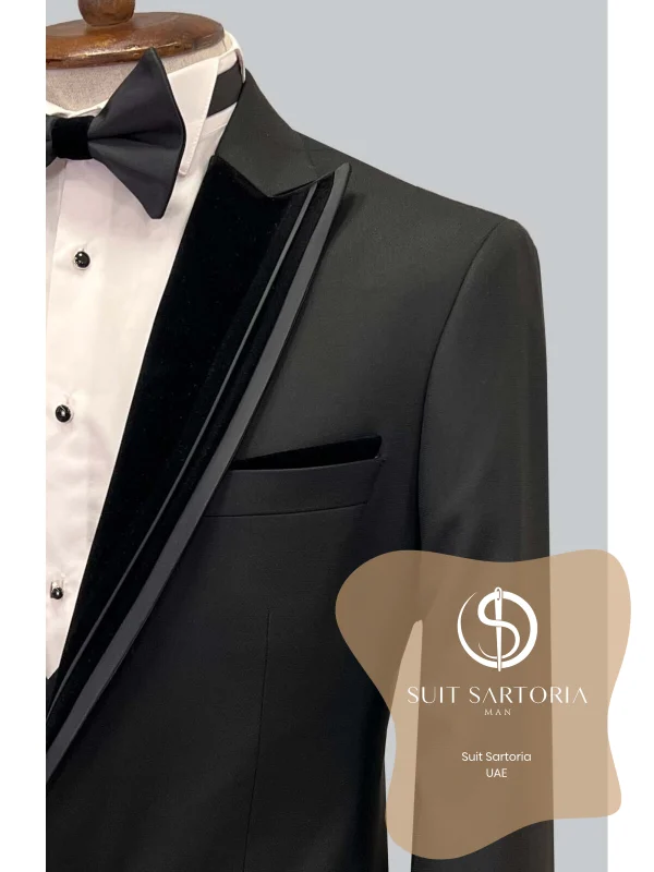 Suit Sartoria Black Tuxedo