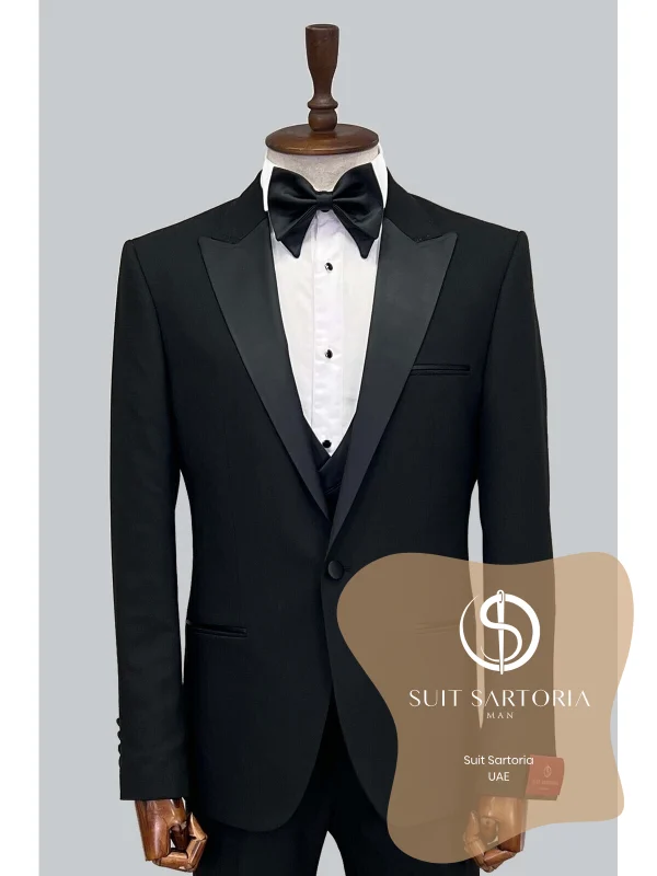 Suit Sartoria Black Tuxedo