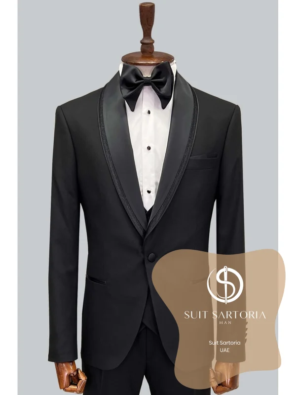 Suit Sartoria Black Tuxedo