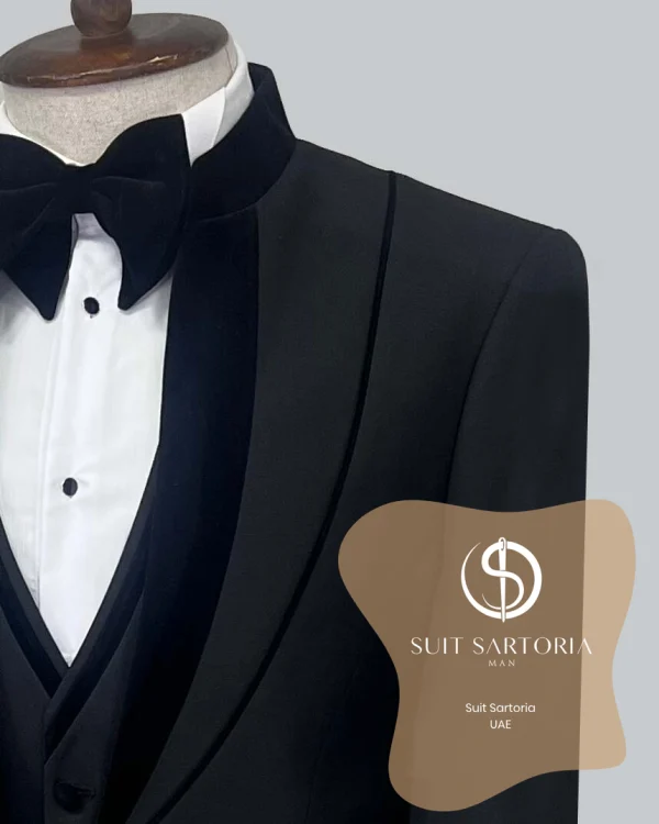 Suit Sartoria Black Tuxedo