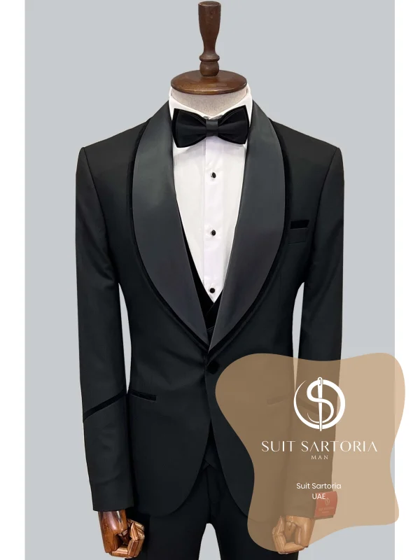 Suit Sartoria Black Tuxedo