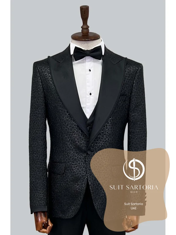 Suit Sartoria Black Tuxedo