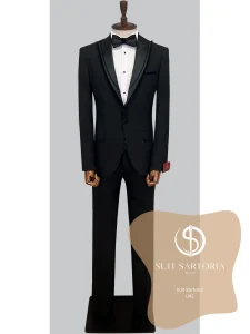 suit sartoria uae black tuxedo P8o3PU