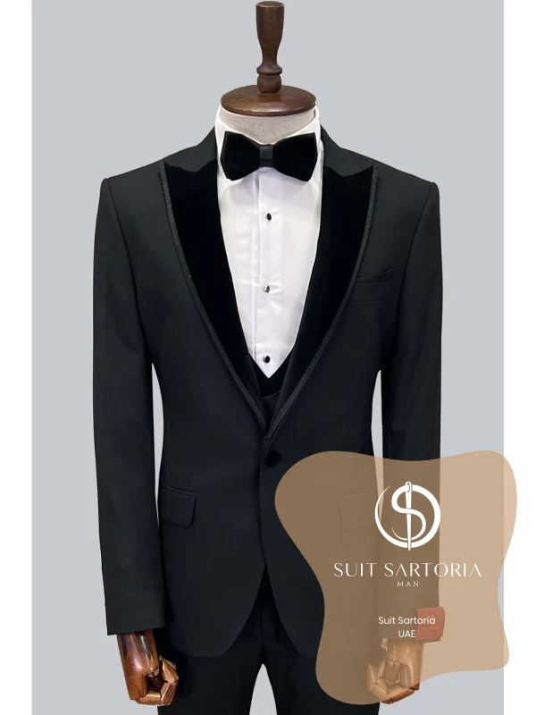 Suit Sartoria Black Tuxedo