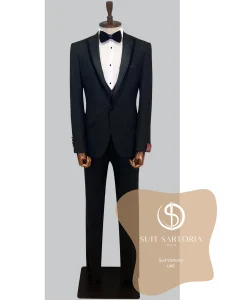 suit sartoria uae black tuxedo S5SUYp