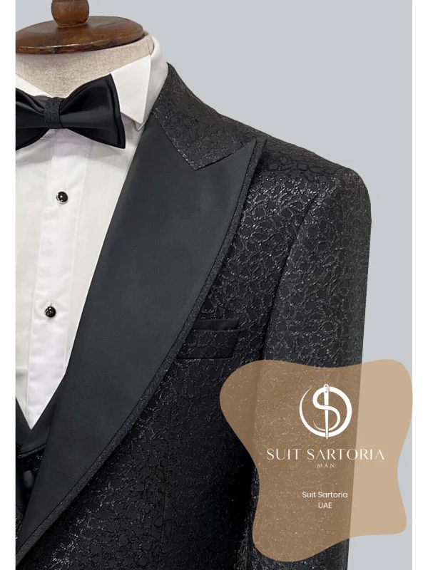 Suit Sartoria Black Tuxedo