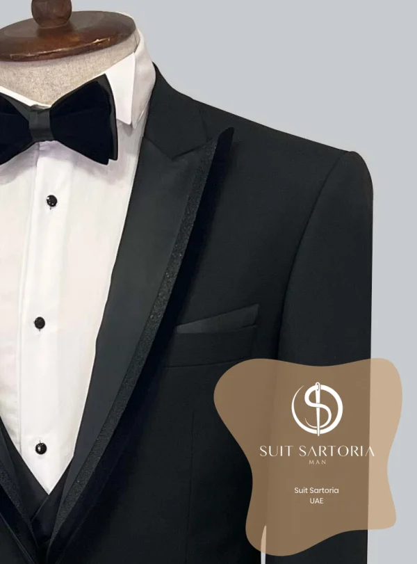 Suit Sartoria Black Tuxedo