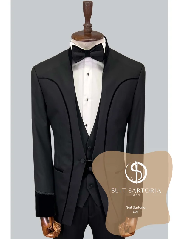 Suit Sartoria Black Tuxedo