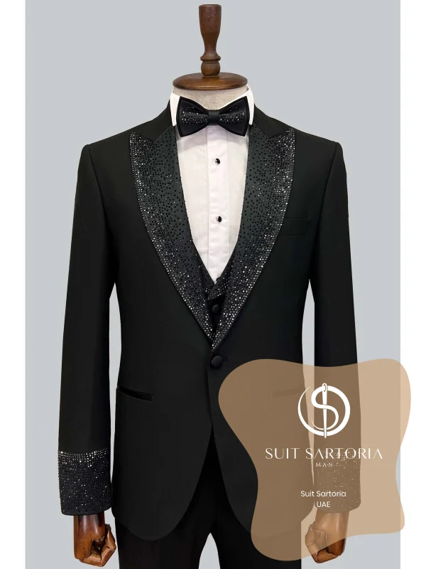 Suit Sartoria Black Tuxedo