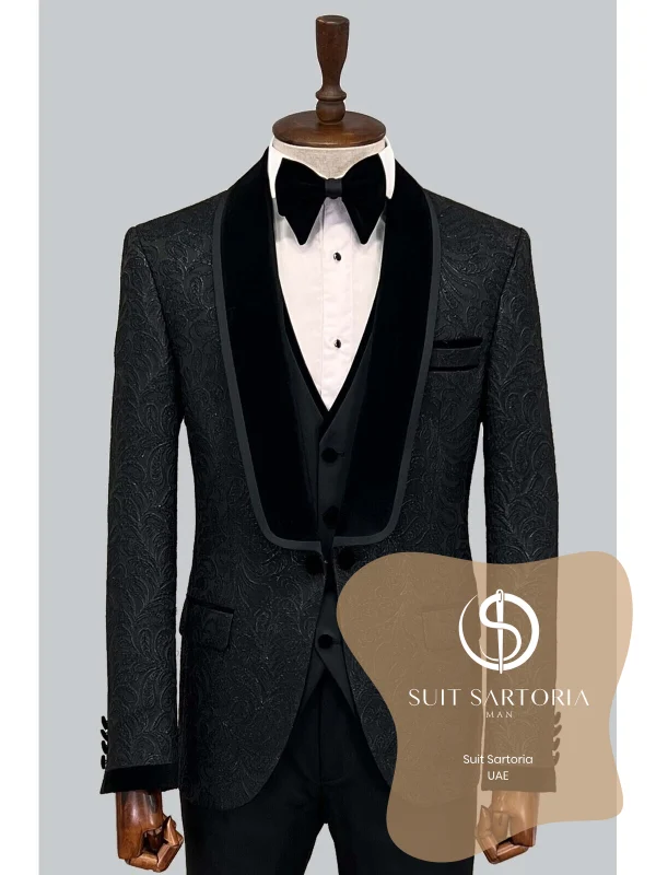 Suit Sartoria Black Tuxedo