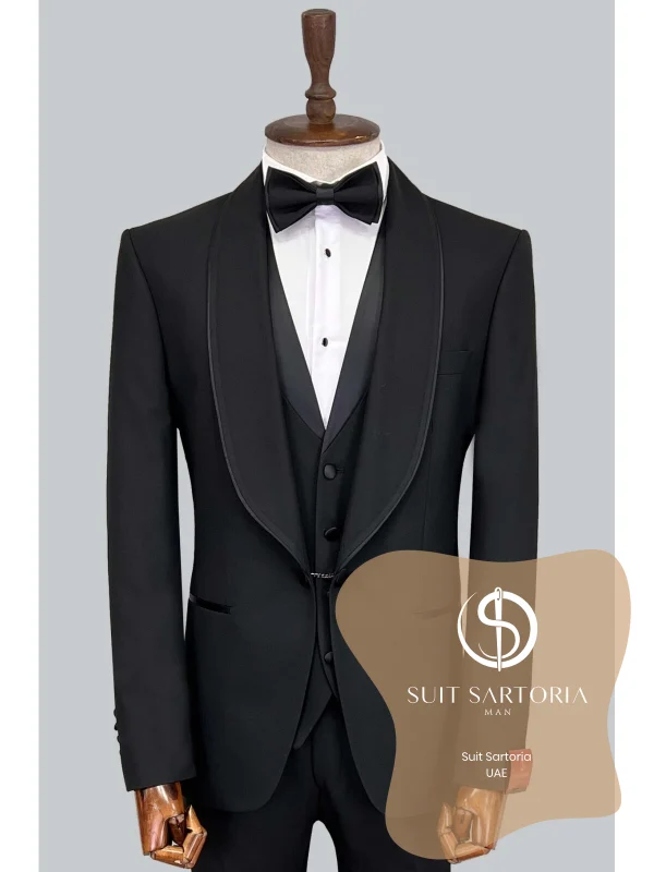 Suit Sartoria Black Tuxedo