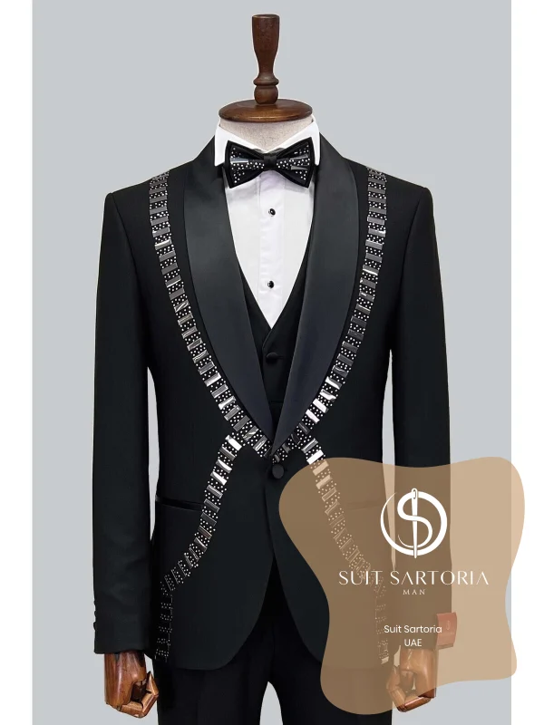 Suit Sartoria Black Tuxedo