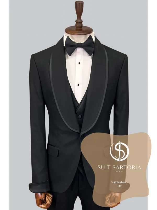 Suit Sartoria Black Tuxedo