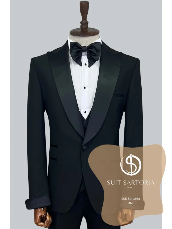 Suit Sartoria Black Tuxedo