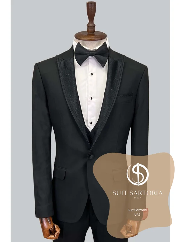 Suit Sartoria Black Tuxedo