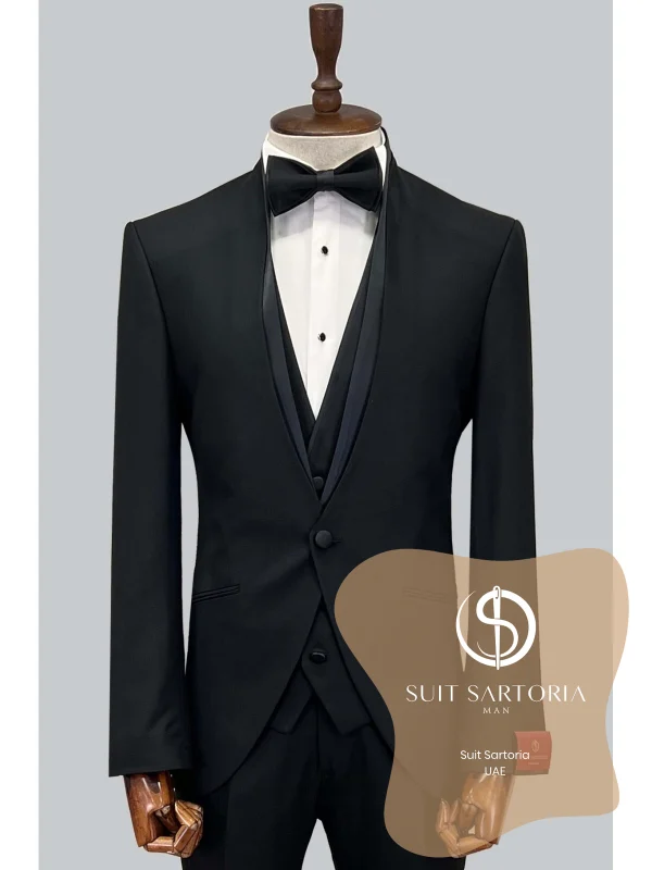 Suit Sartoria Black Tuxedo