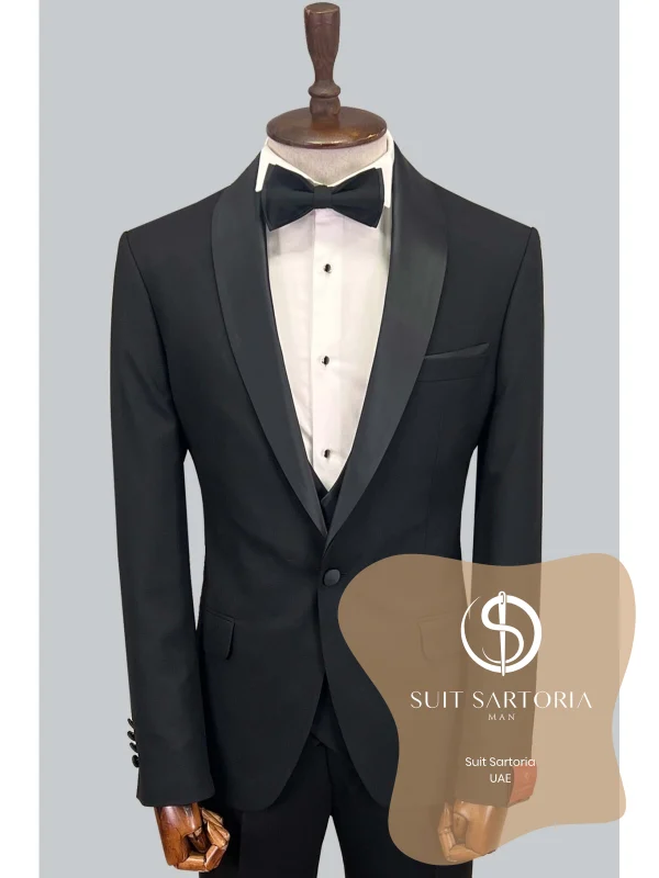 Suit Sartoria Black Tuxedo