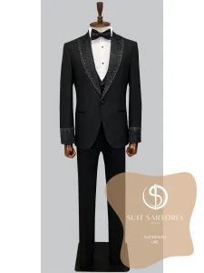 suit sartoria uae black tuxedo c48a9N