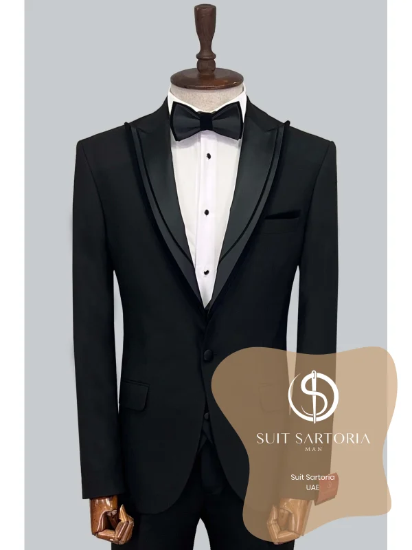 Suit Sartoria Black Tuxedo