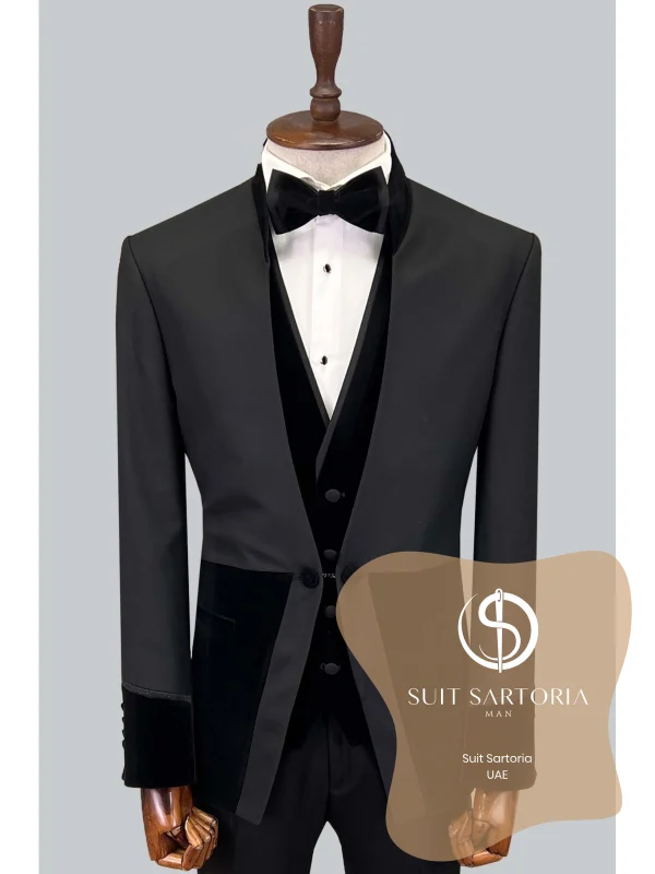 Suit Sartoria Black Tuxedo