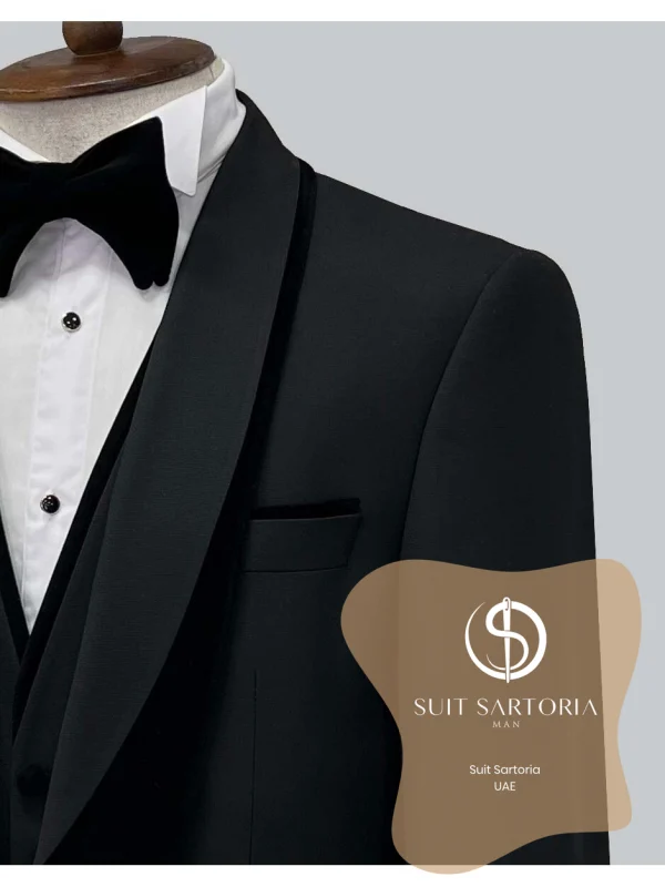 Suit Sartoria Black Tuxedo