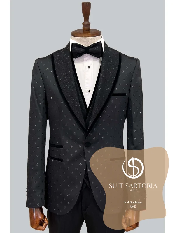 Suit Sartoria Black Tuxedo