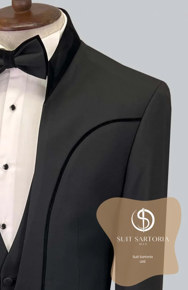 Suit Sartoria Black Tuxedo