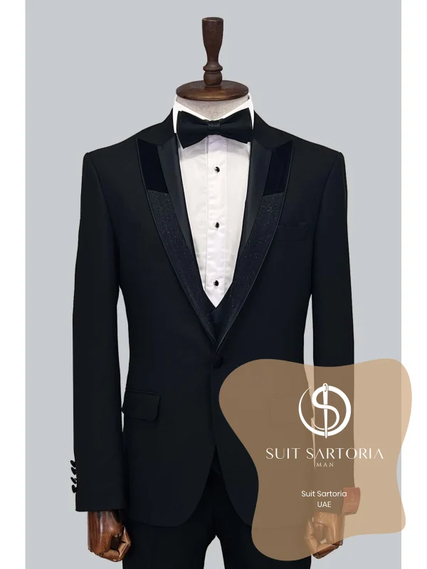 Suit Sartoria Black Tuxedo