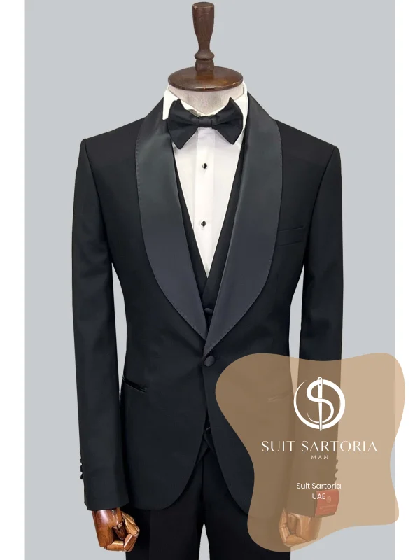 Suit Sartoria Black Tuxedo