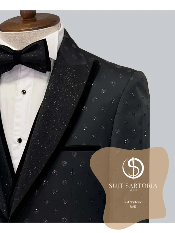 Suit Sartoria Black Tuxedo