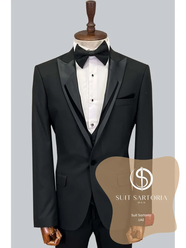 Suit Sartoria Black Tuxedo