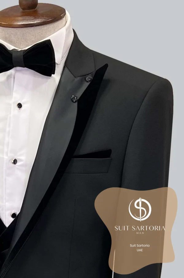 Suit Sartoria Black Tuxedo