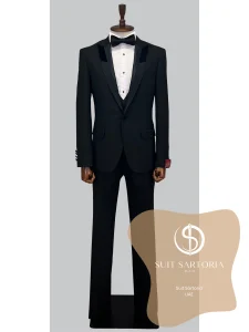 suit sartoria uae black tuxedo lGzUeq