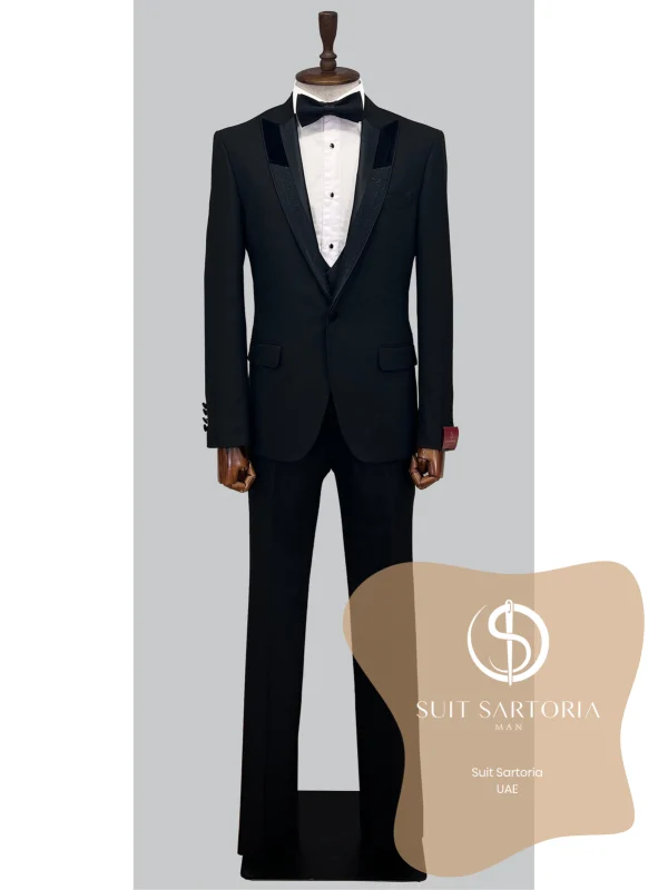 Suit Sartoria Black Tuxedo