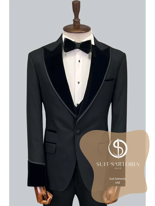 Suit Sartoria Black Tuxedo