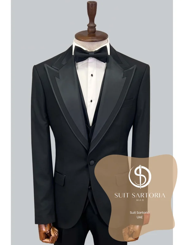 Suit Sartoria Black Tuxedo