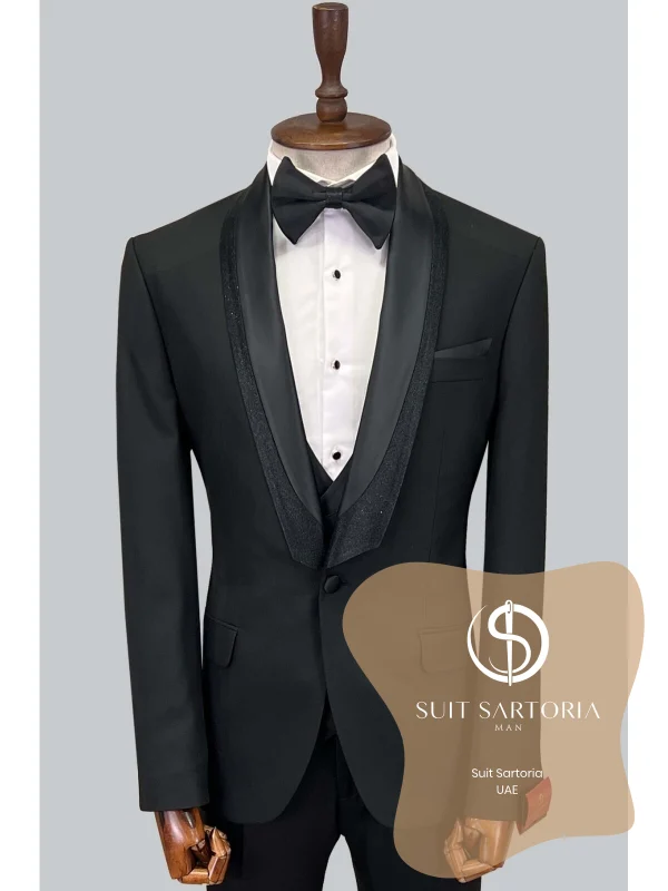 Suit Sartoria Black Tuxedo