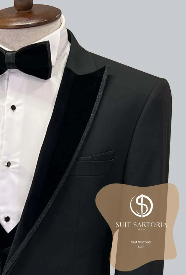 Suit Sartoria Black Tuxedo