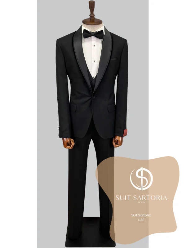 Suit Sartoria Black Tuxedo