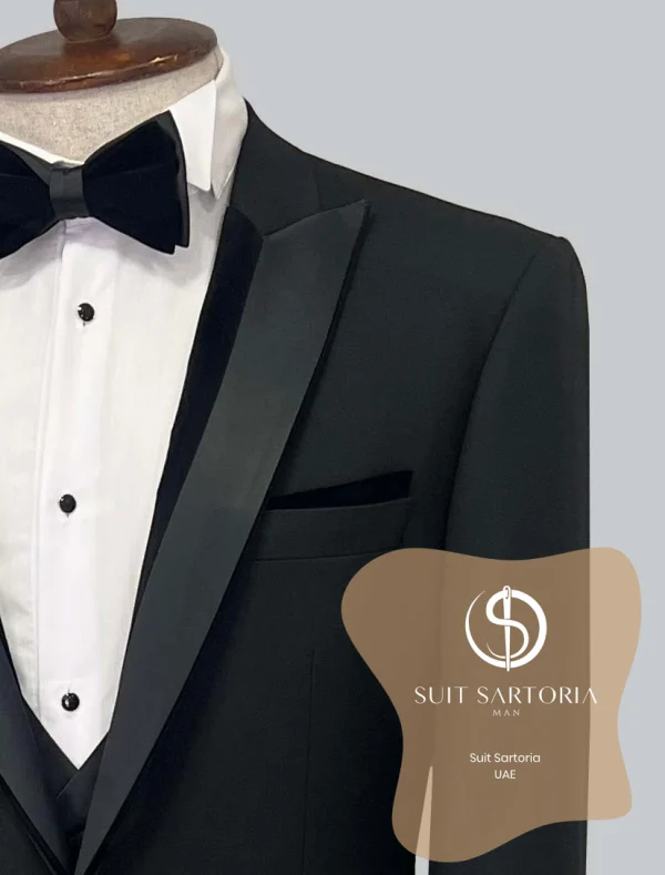 Suit Sartoria Black Tuxedo