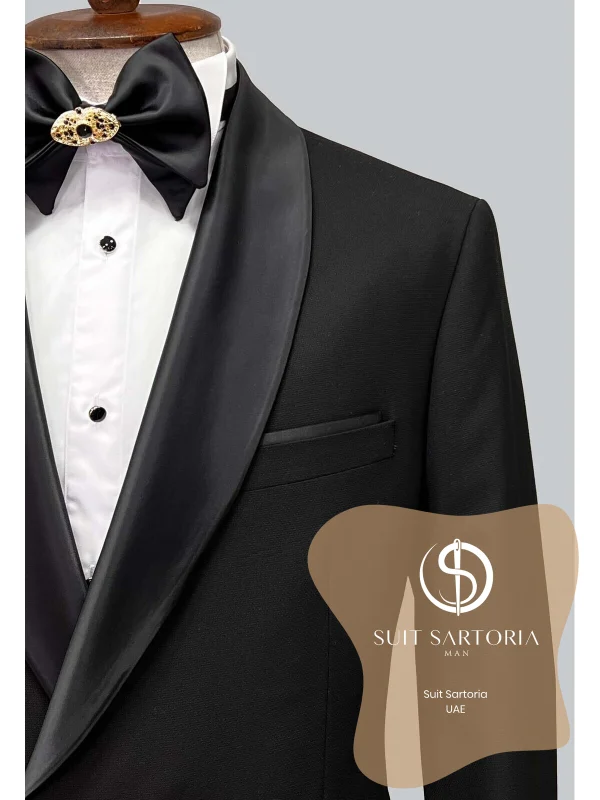 Suit Sartoria Black Tuxedo