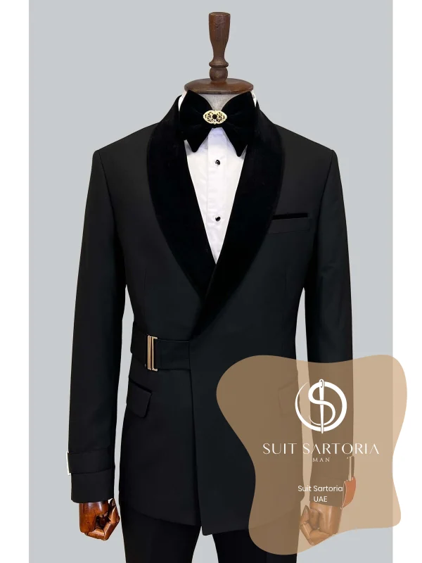 Suit Sartoria Black Tuxedo