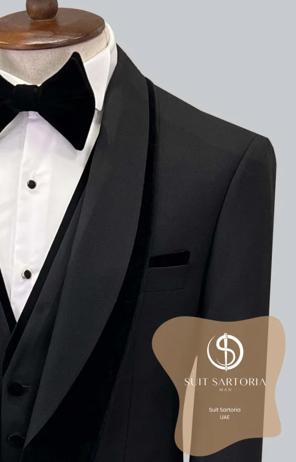 Suit Sartoria Black Tuxedo