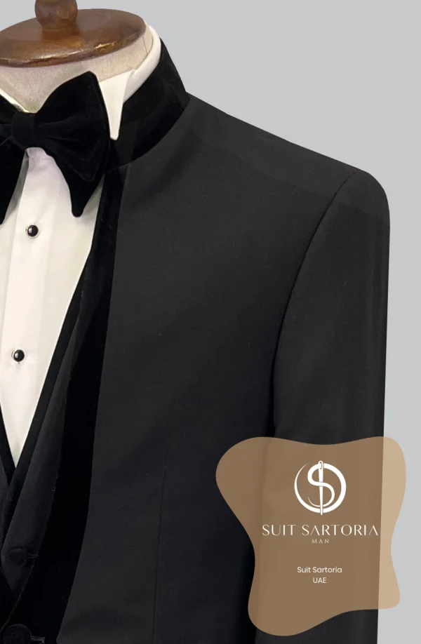 Suit Sartoria Black Tuxedo