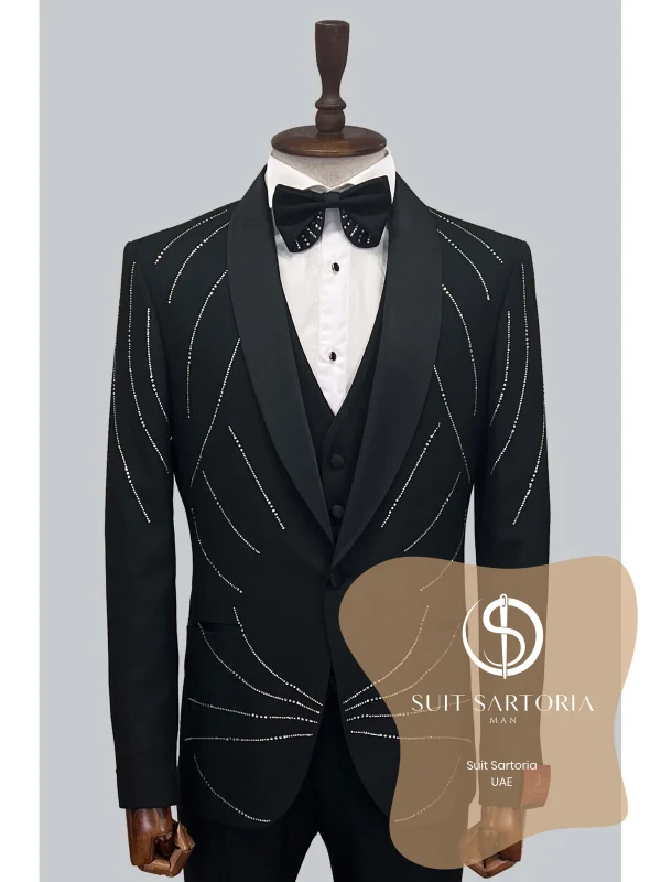 Suit Sartoria Black Tuxedo