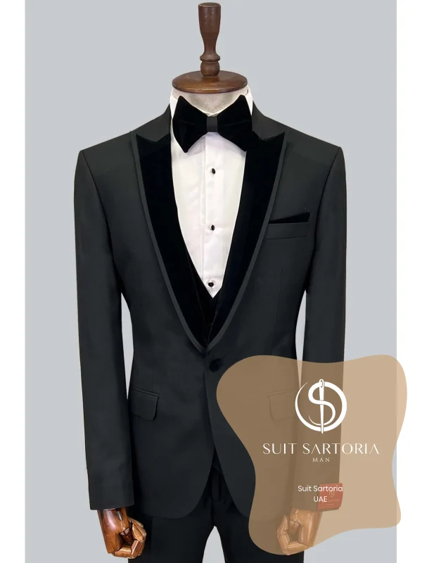 Suit Sartoria Black Tuxedo