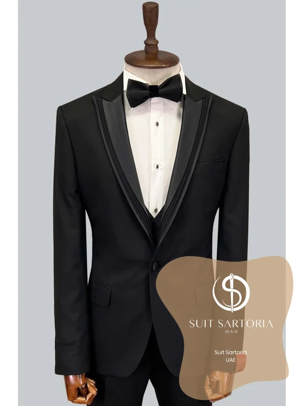 Suit Sartoria Black Tuxedo