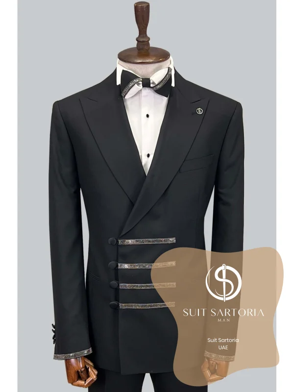 Suit Sartoria Black Tuxedo